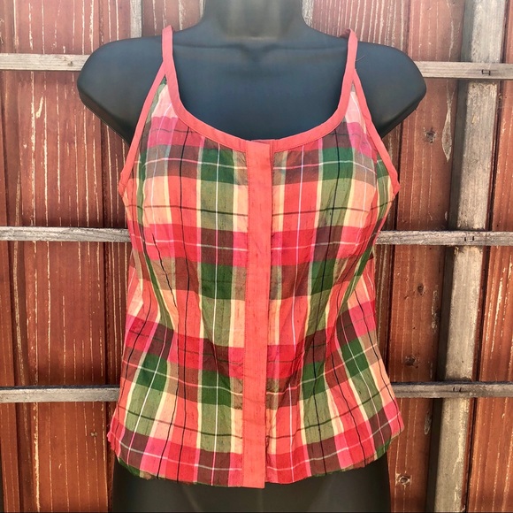 Barami Tops - Christmas top sexy VINTAGE 90’s - 100% silk corset tank